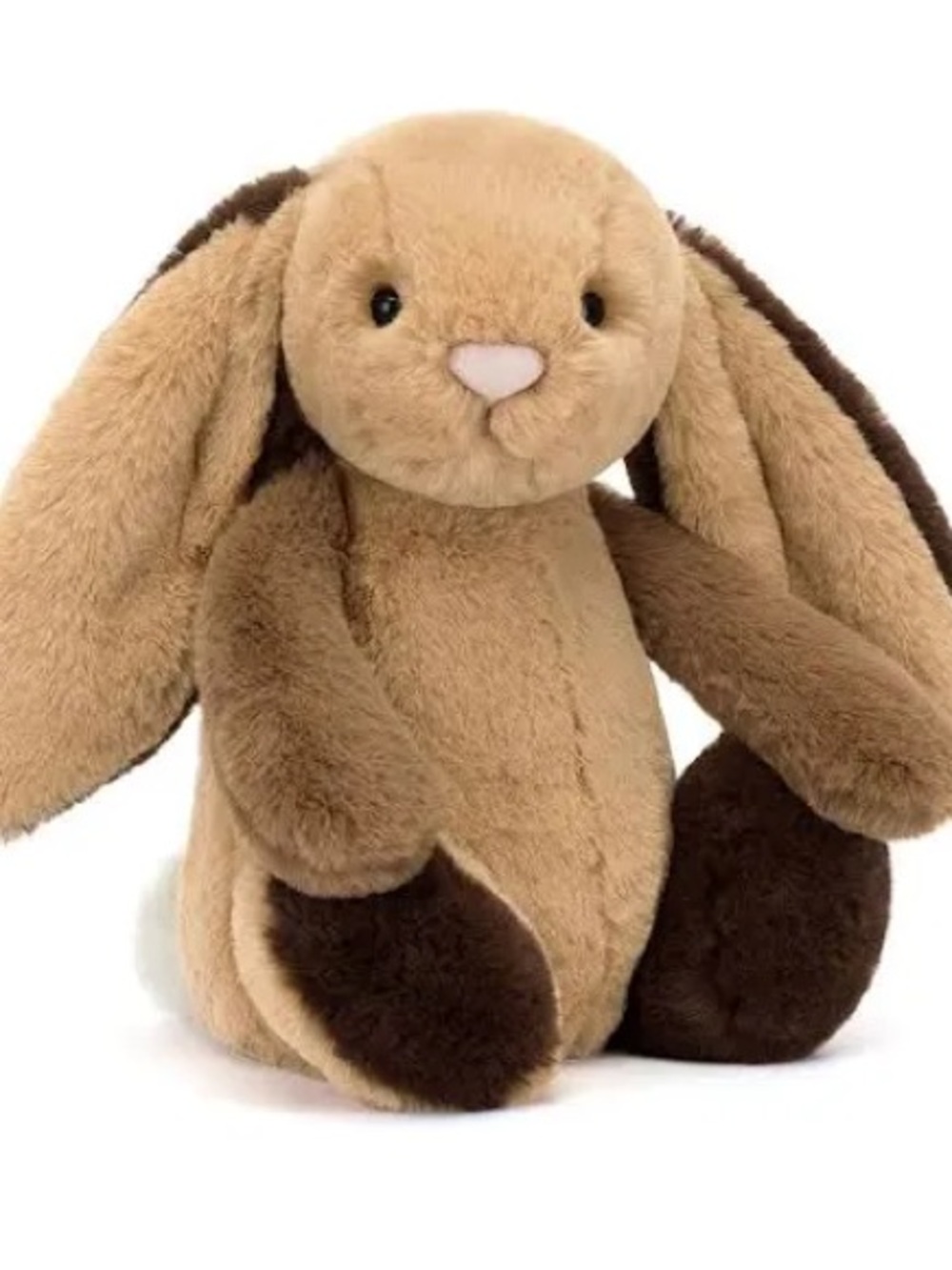 Jellycat Bashful Bunny Brown Patchwork